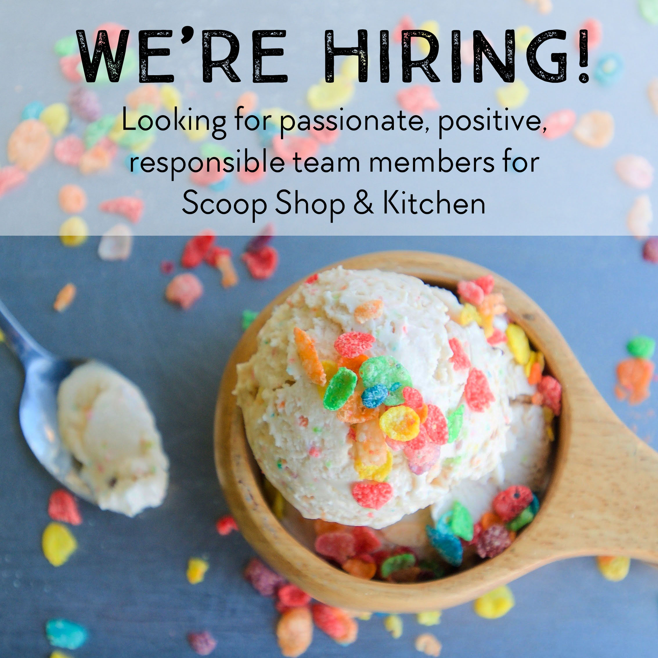 We're Hiring! Wild Scoops Handcrafted Alaskan Ice Cream