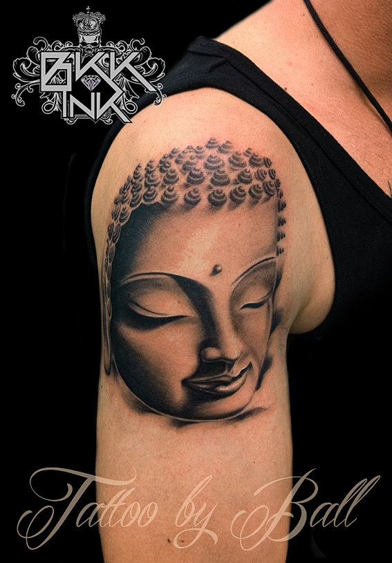 BKK INK TATTOO STUDIO | Khaosan Road, Bangkok | buddha face tattoo