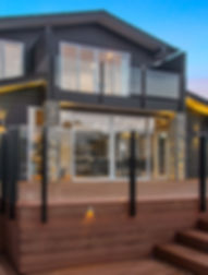 Black Post System Balustrade - Top & Bottom Decks