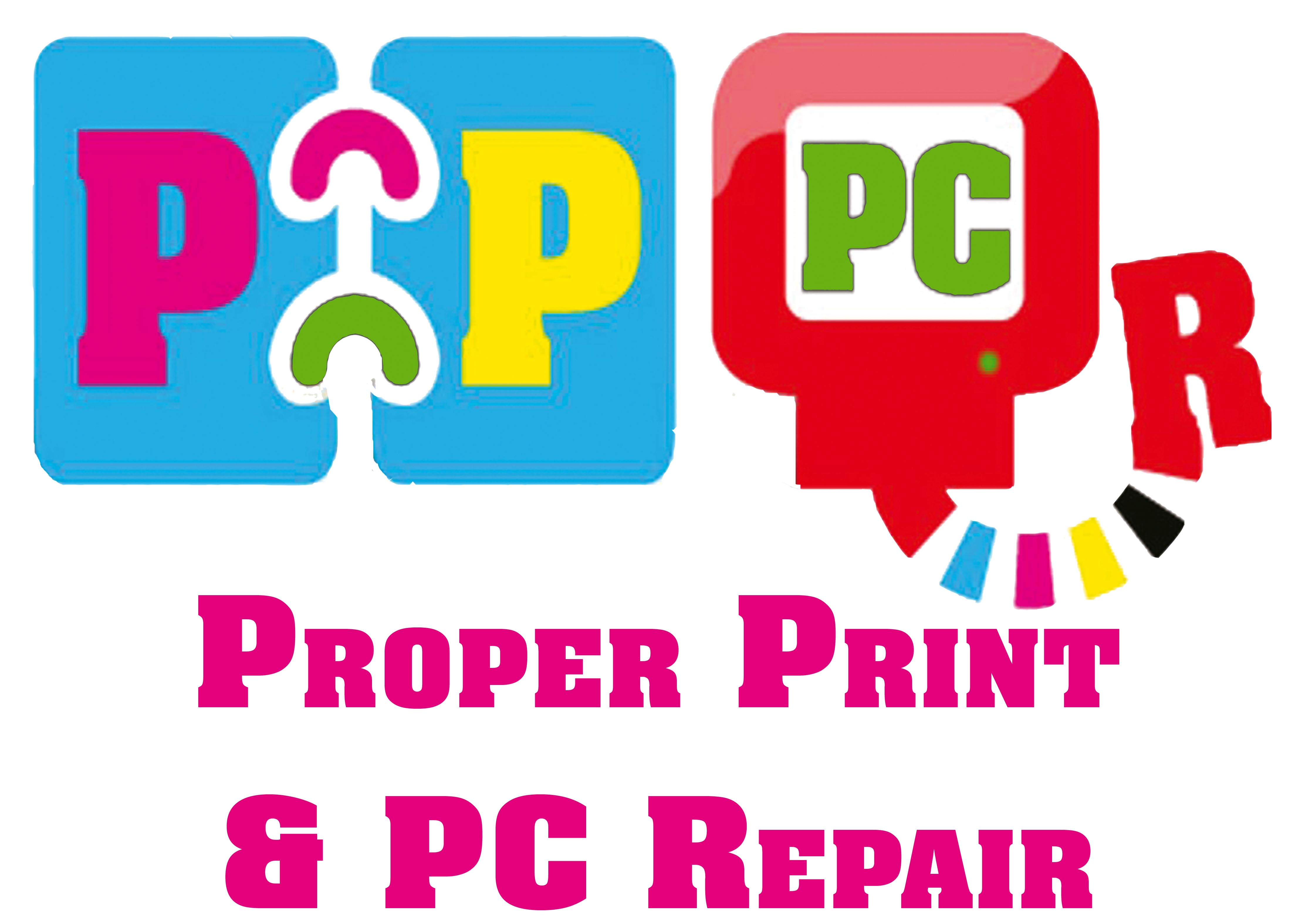 Printing Glasgow PPPCR Proper Print & PC Repair