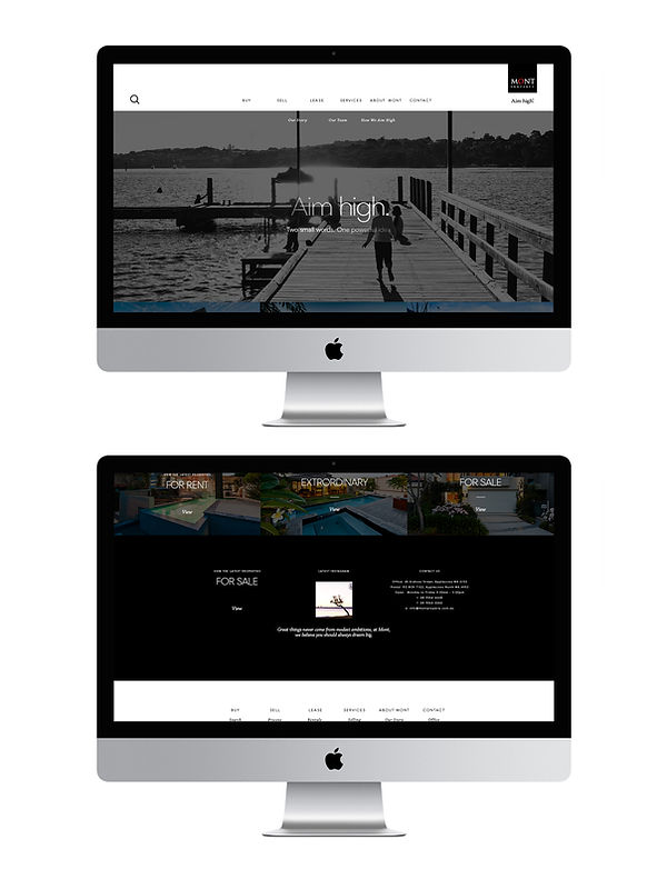Mont Property branding design copywriting marketing