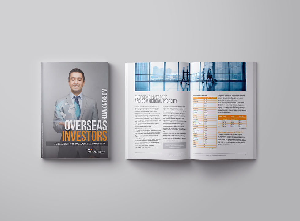 Momentum Wealth marketing design brand copywriting