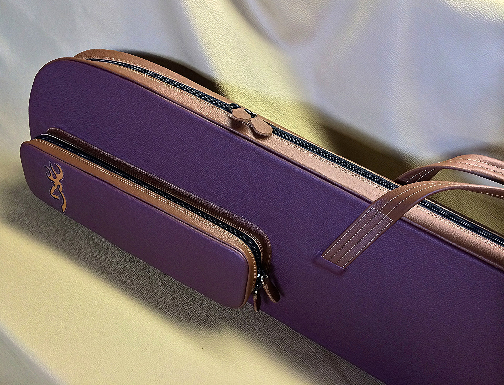 Whitten Custom Leather Gun Cases, Leather Gun Cases, Custom Gun Case