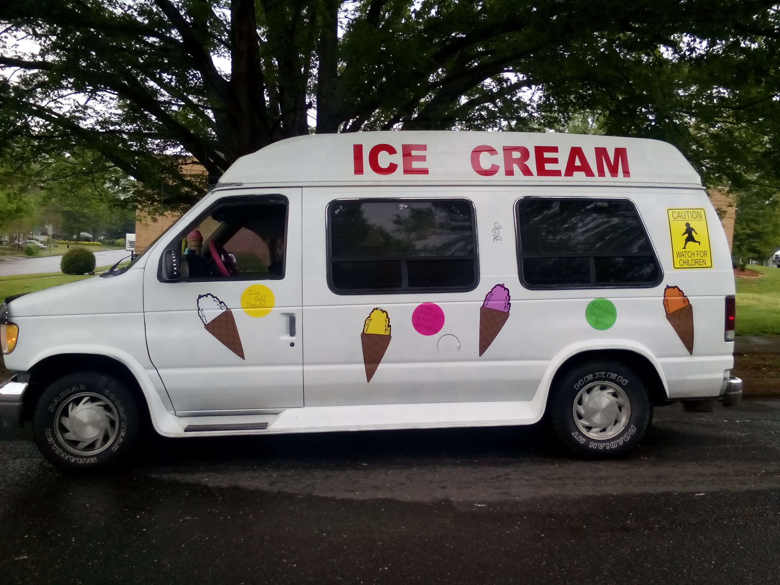 ice ice baby ice cream truck Rock Hill South Carolina