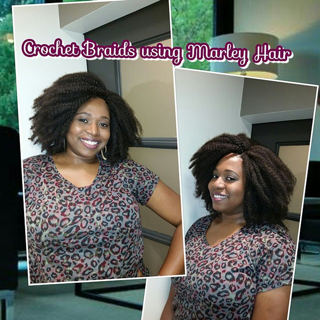 ... Crochet Braids using Marley Hair #salonchicraleigh #crochet #braids