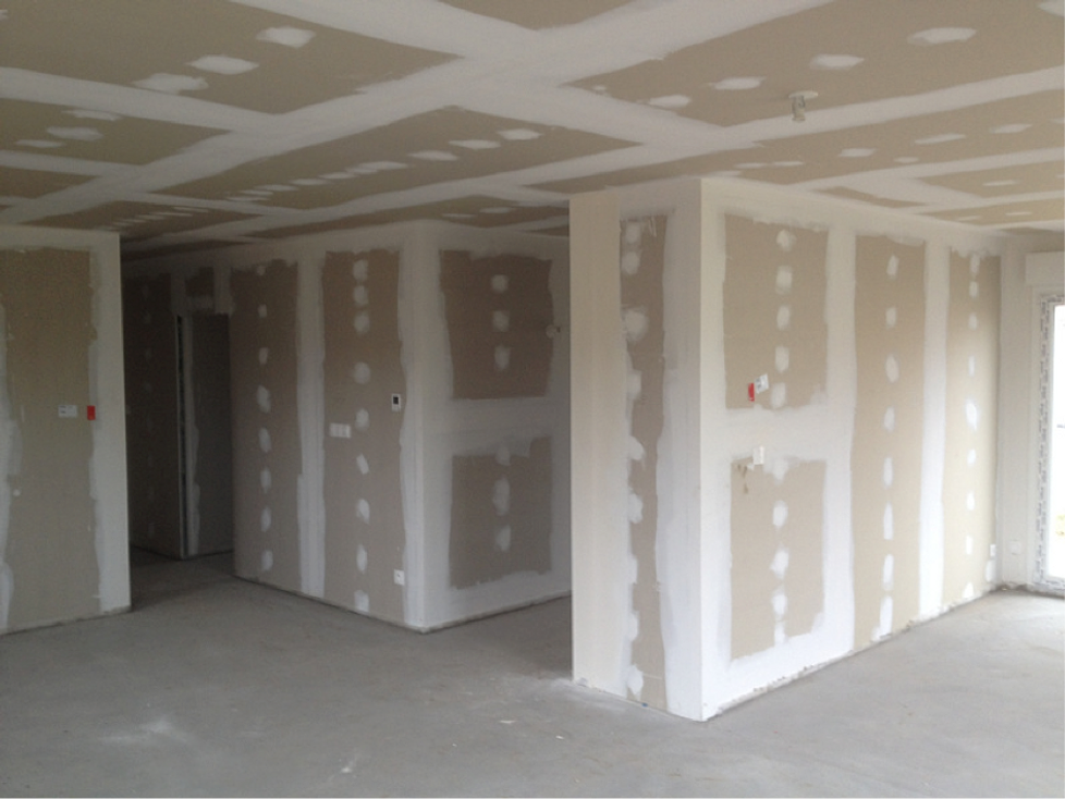 Entreprise peinture intérieur et décoration Platrerie faux plafond salon