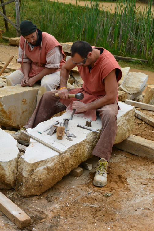 Guedelon, visite test, Yonne