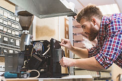 QCMS Coffee Machine Technician Repairing