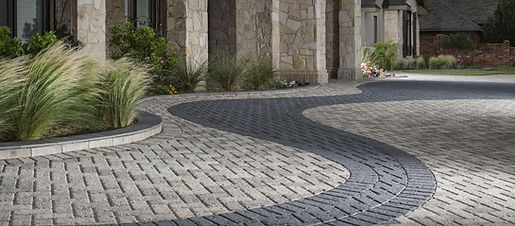 Belgard Grey Paver Driveway
