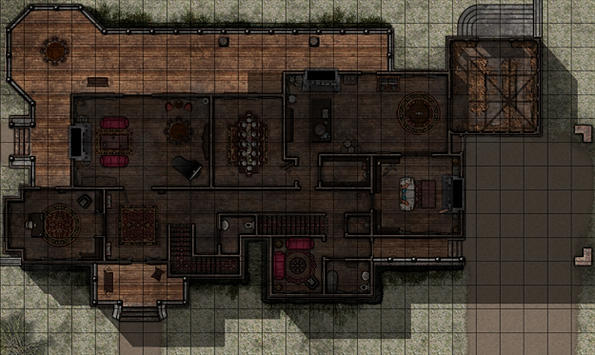 Featured image of post Dnd Haunted House Map / House of balaur, a gothic horror themed 2 floor mansion with sewer and catacombs [66x68.