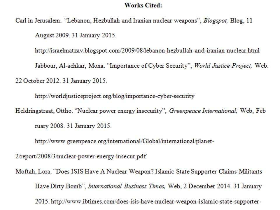Researched Position Paper