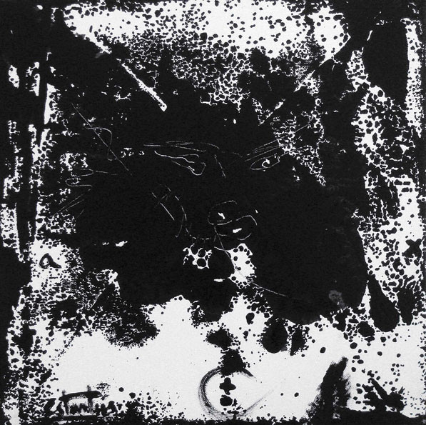 Cabeza de perro 40x40