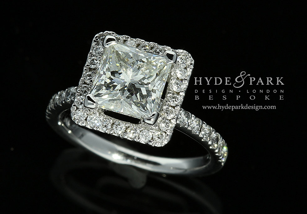 Custom engagement rings hatton garden