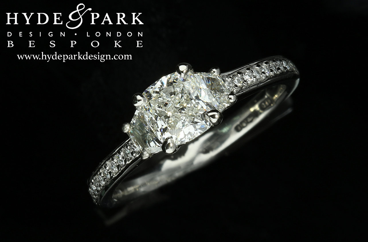 Custom engagement rings hatton garden