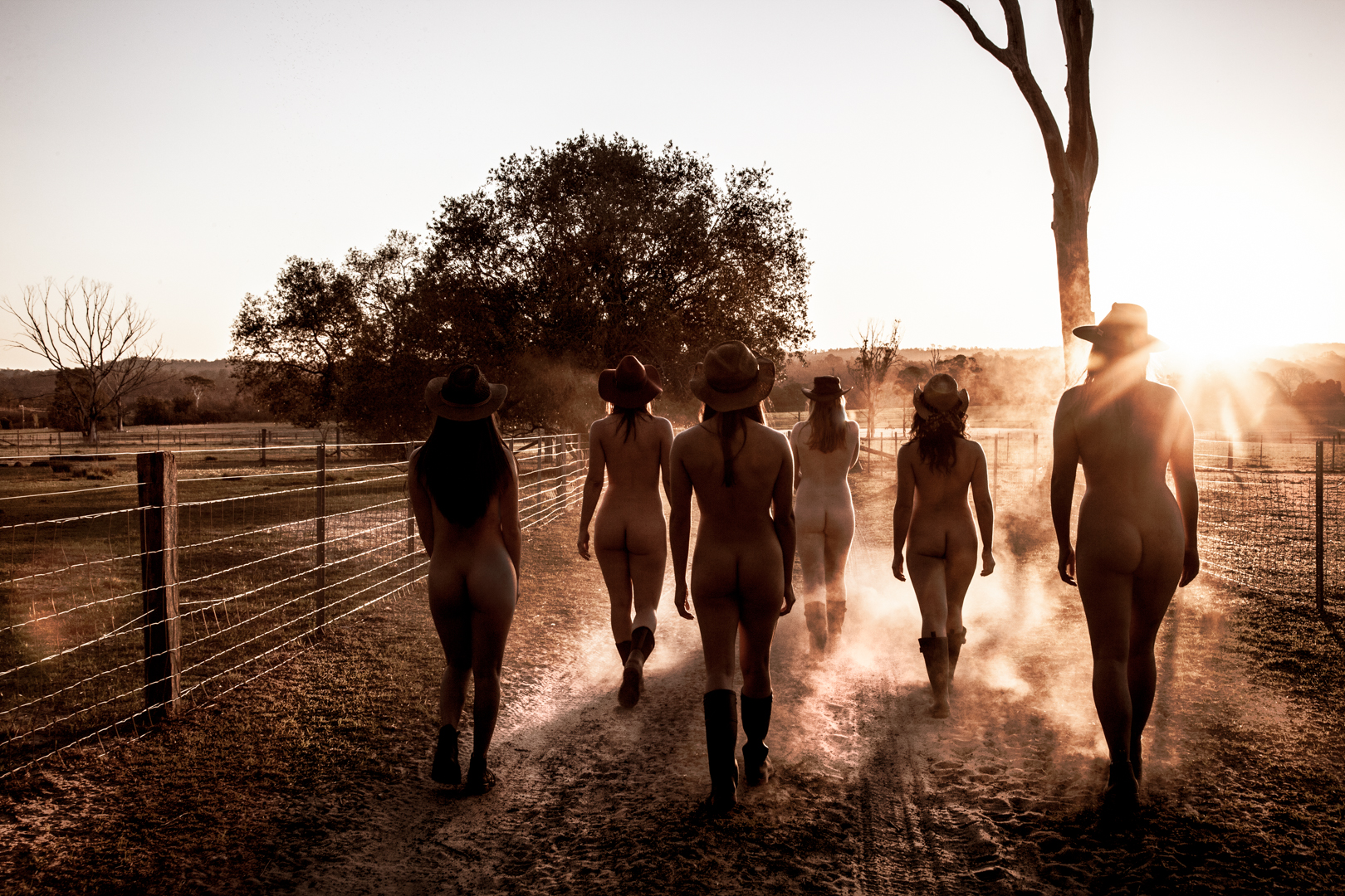 Naked Wives Charity Calendar Nude.