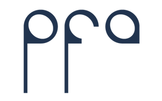 Logo just the letters in pfa blue shorter.png