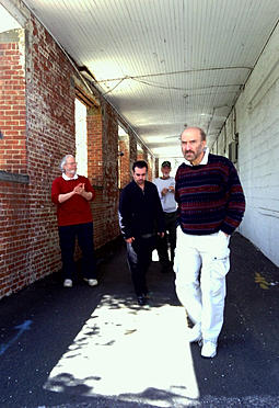 In a back alley ... In a back alley ...