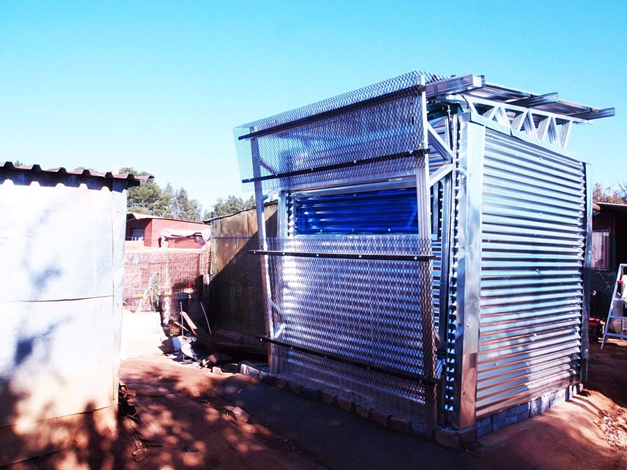 Prefab Eco-Home in Mamelodi by Architecture for a Change