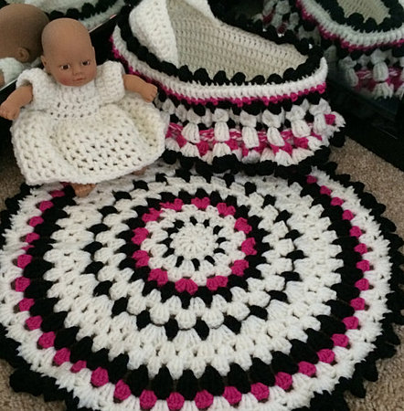 Baby Doll Cradle Purse Crochet Pattern