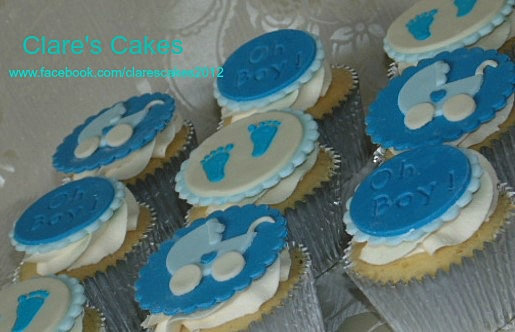 Boy Baby Shower Cupcakes