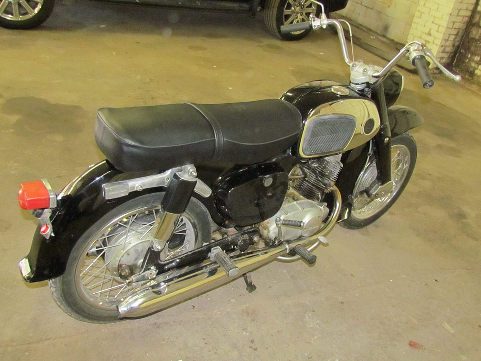1966 Honda benly touring #5