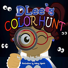 Childrens book, buy now, learn colors, teach, DLee's World, DLee, by Diana Santamaria