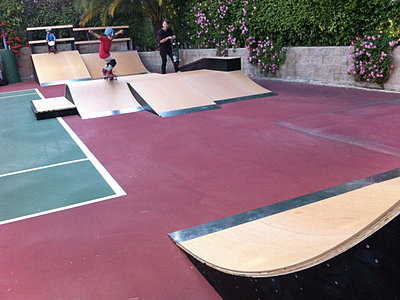 Keen Ramps Backyard Skate Course Newport Beach