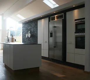 Ombygning og renovering søborg mørkhøj Stue med loft til kip