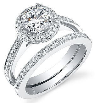 White Gold Wedding Rings | White Gold Wedding Rings Set