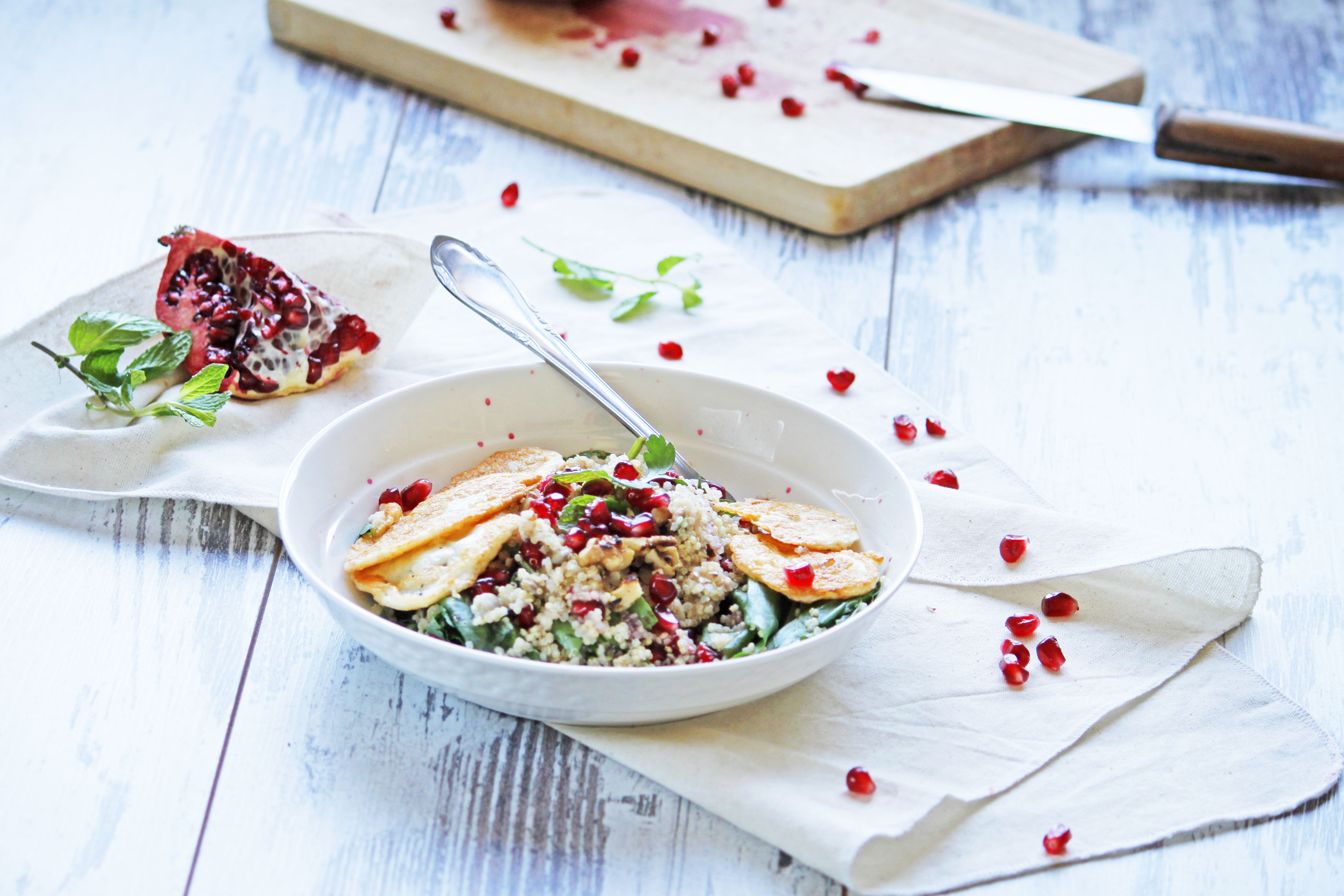Narlı Kinoa Salatası Narlı Kinoa Salatası