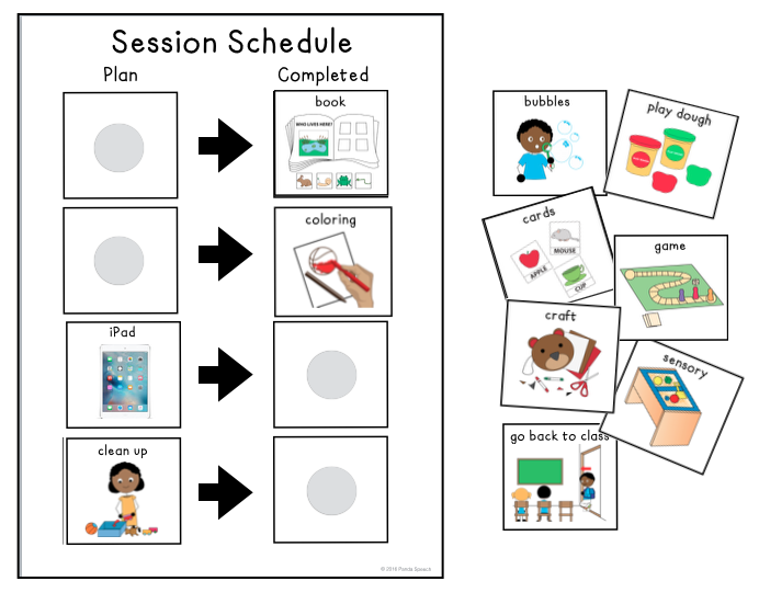 visual schedule template
