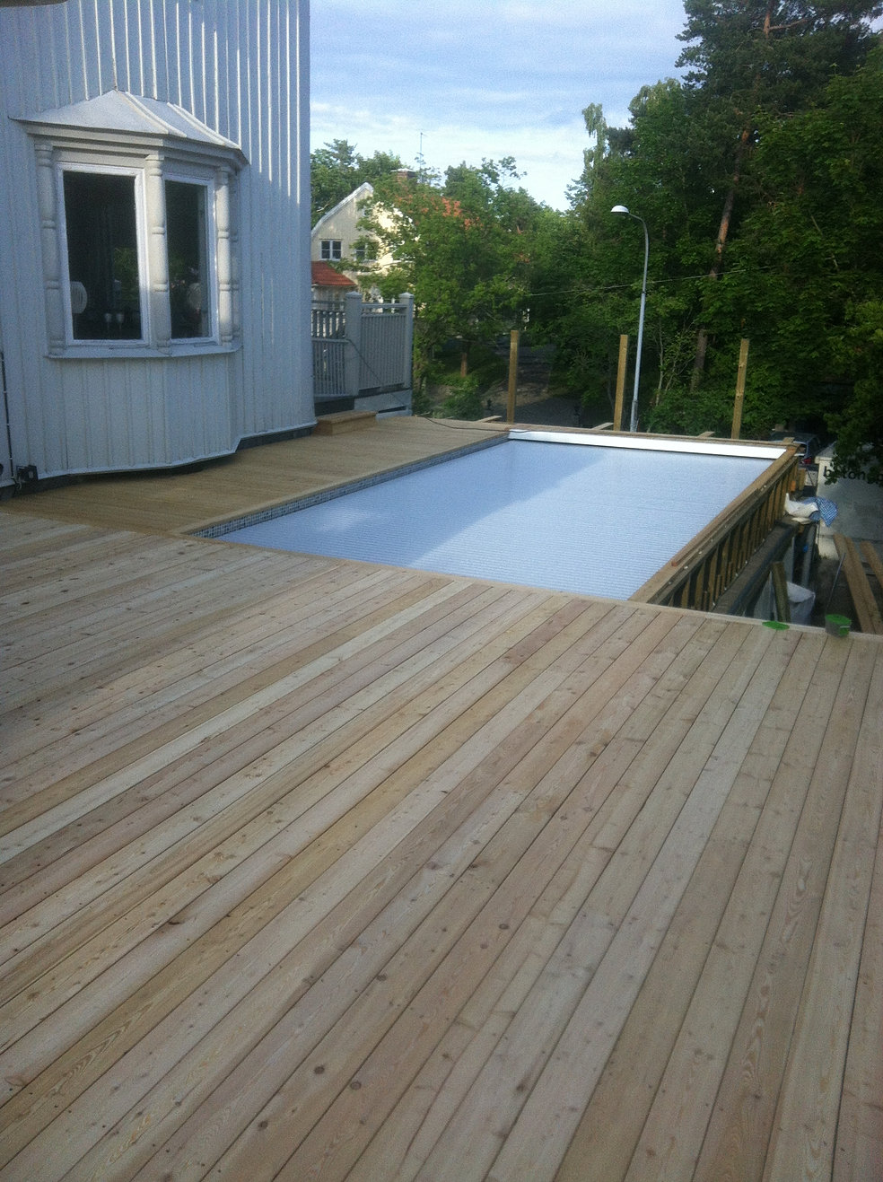 Pool, swimmingpool, betongpool, stockholm