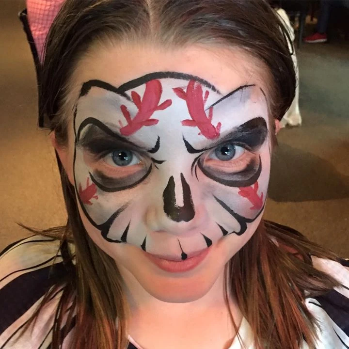 Cincinnati Face Painting Skull Gallery
