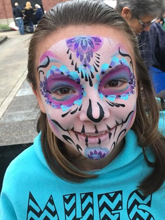 Cincinnati Face Painting Skull Gallery