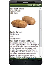 Produce traceability, PTI, produce