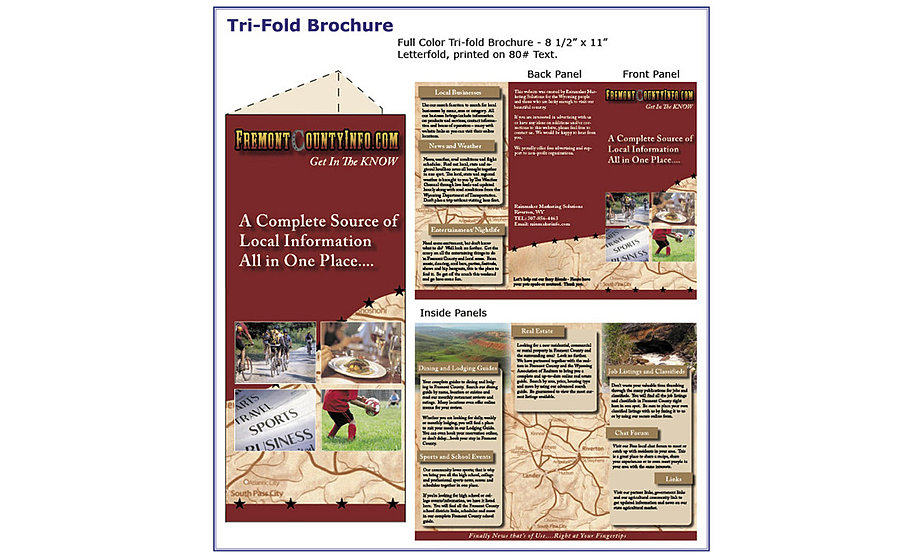 FremontCountyInfo.com Trifold