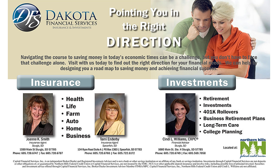 Dakota Financial Newsletter Ad Page