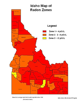 Idaho Map of Radon.png