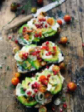 Goat Cheese & Avocado Tartines (from dor