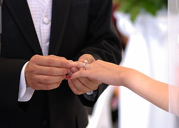 Catholic blessing wedding rings