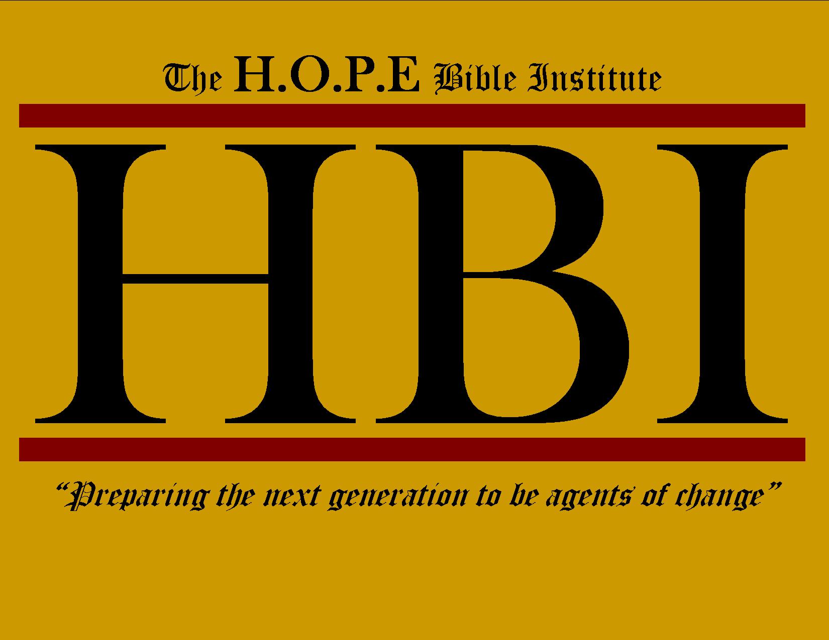 The Hope Bible Institute
