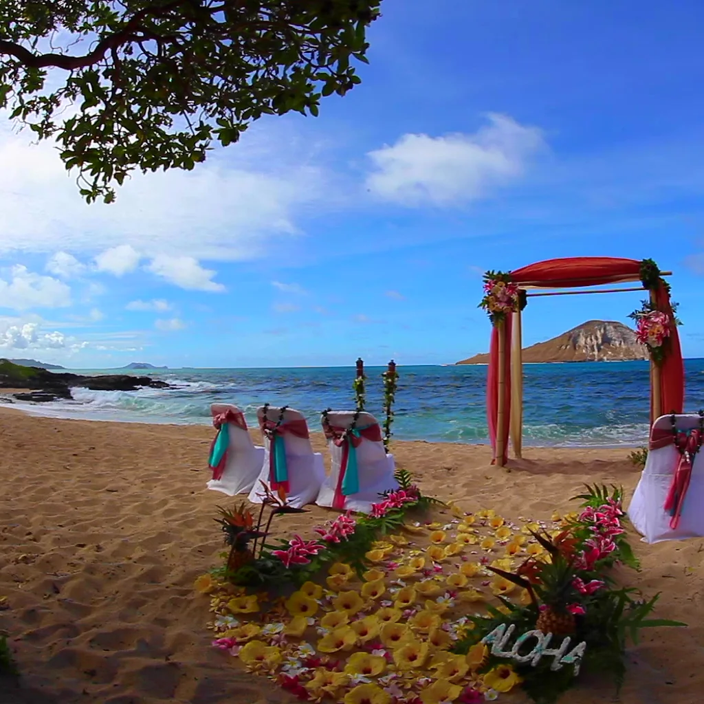 Hawaii Flowers Wedding In Aloha Island Weddings