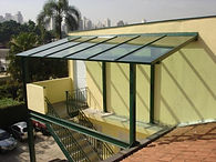 Telhado de policarbonato