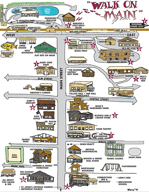 Birchwood Area Chamber of Commerce Wisconsin Walk On Main