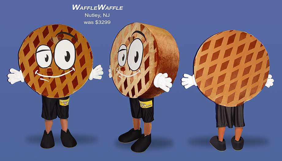 Lovable Coffee Cups & Bagels Mascot Costumes Pre-designed or Custom