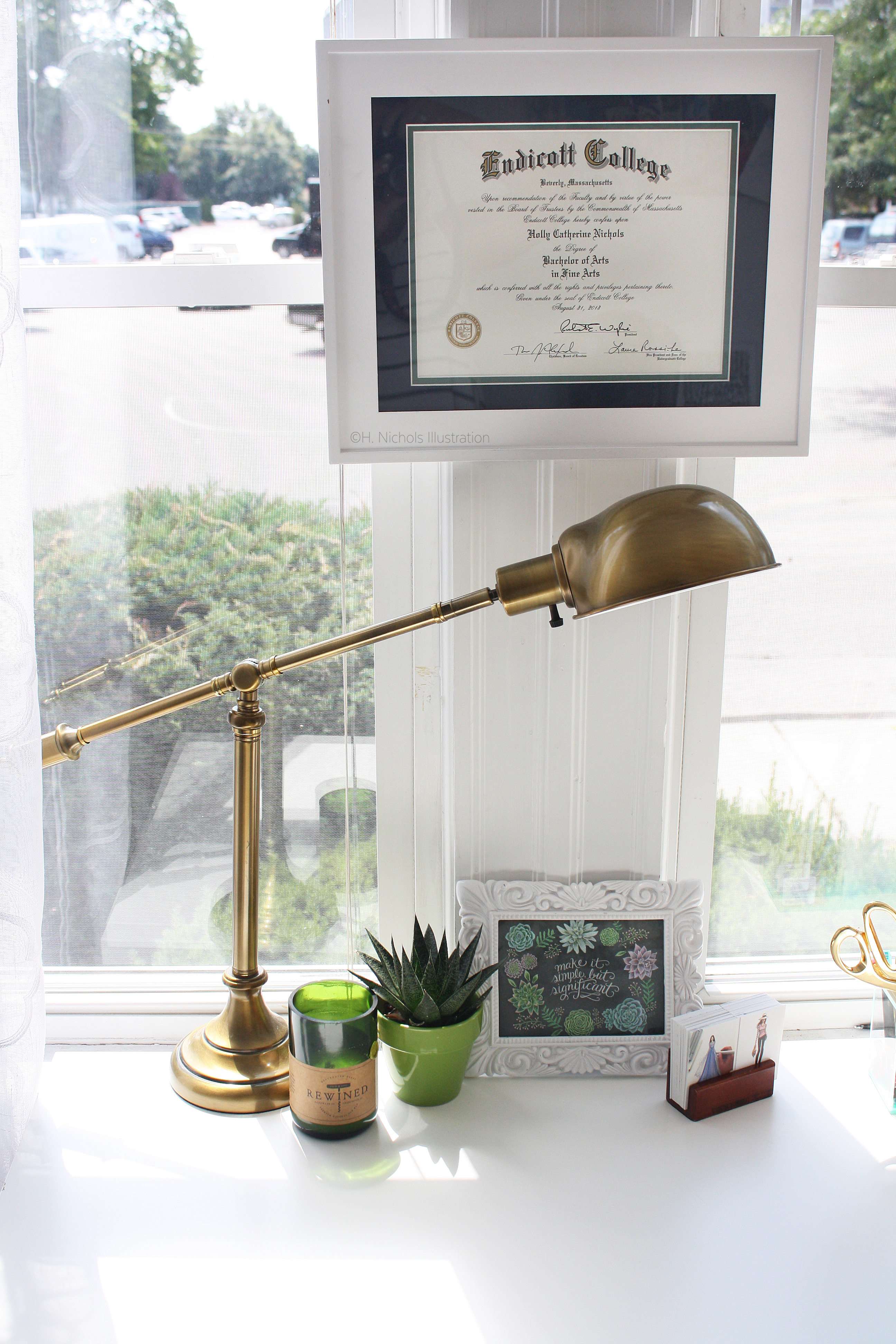 Tour of the New Studio H. Nichols Illustration