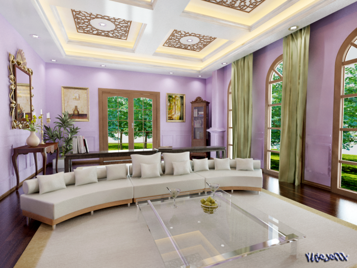 انواع الإضاءة فى غرف نوم مودرن decoration