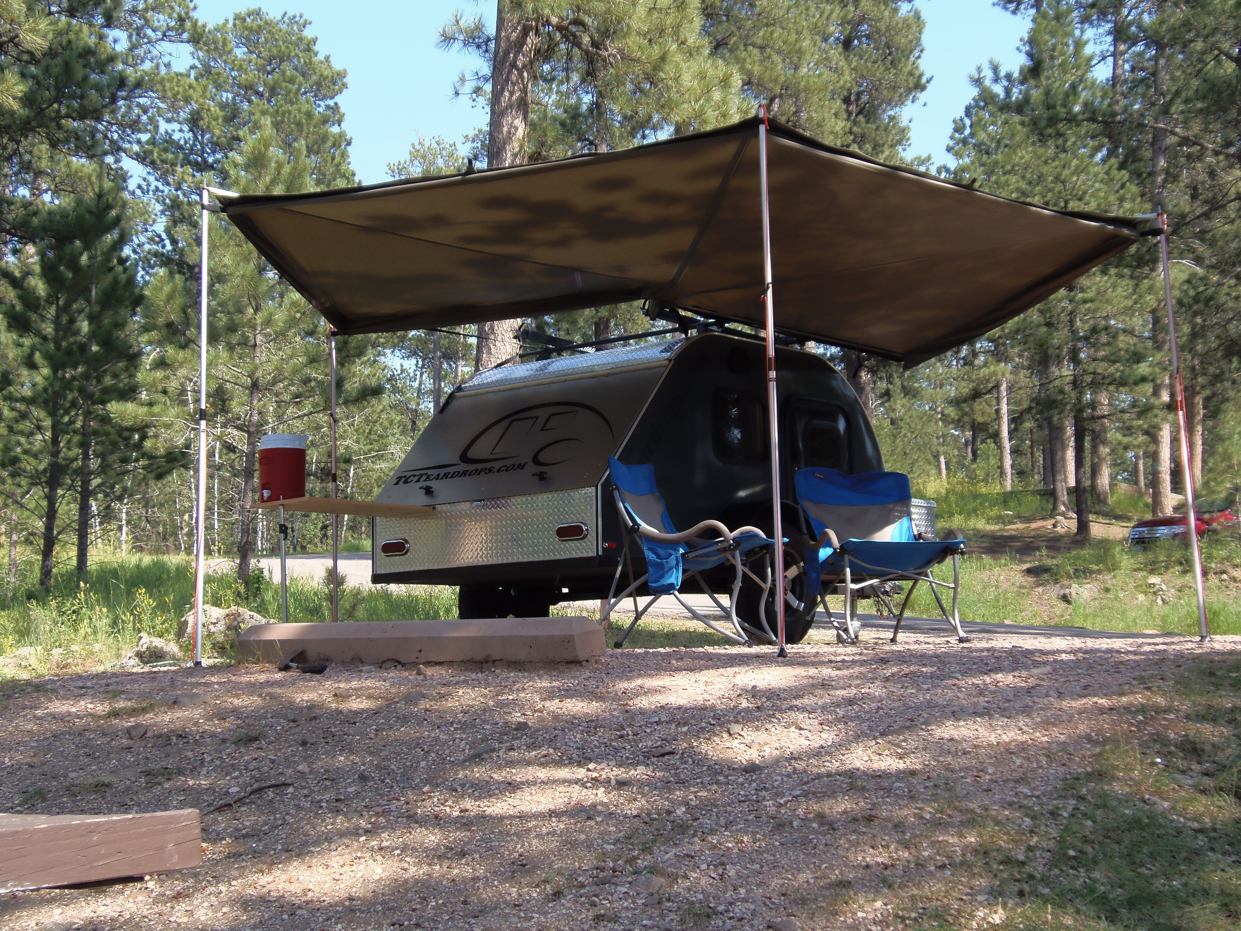 TC Teardrop Camping Trailers Fox Wing Awning Camping Pictures