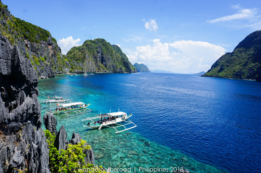 View ngắm ở Matinloc Shrine, El Nido
