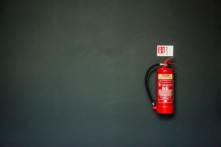 Fire Extinguisher on a wall
